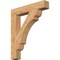 Ekena Millwork Olympic Block Smooth Bracket, Western Red Cedar, 5 1/2"W x 34"D x 40"H BKT06X34X40OLY05SWR - alternate 1